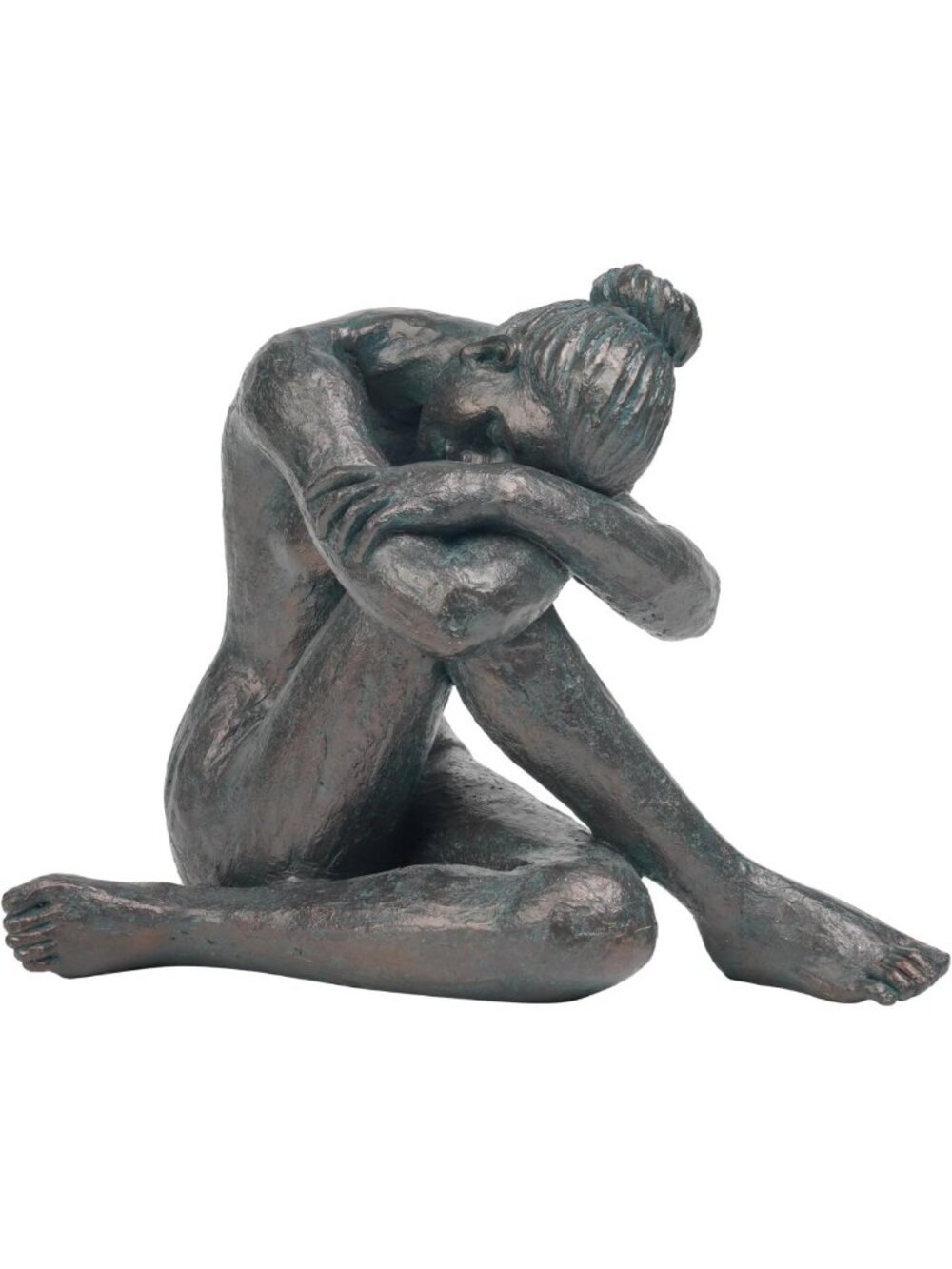 Yoga Dancer Statue - 11" Resin Sculpture for Home Decor, Meditation & Zen Style